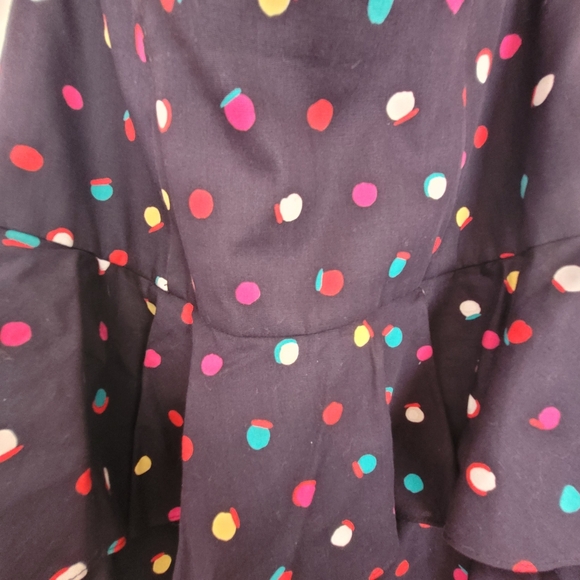 Patty O'Neil vintage 80's polka dot dress Size 8 - Picture 3 of 6